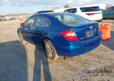 2012 Honda Civic Lx from USA, damaged, VIN 19XFB2F52CE068069